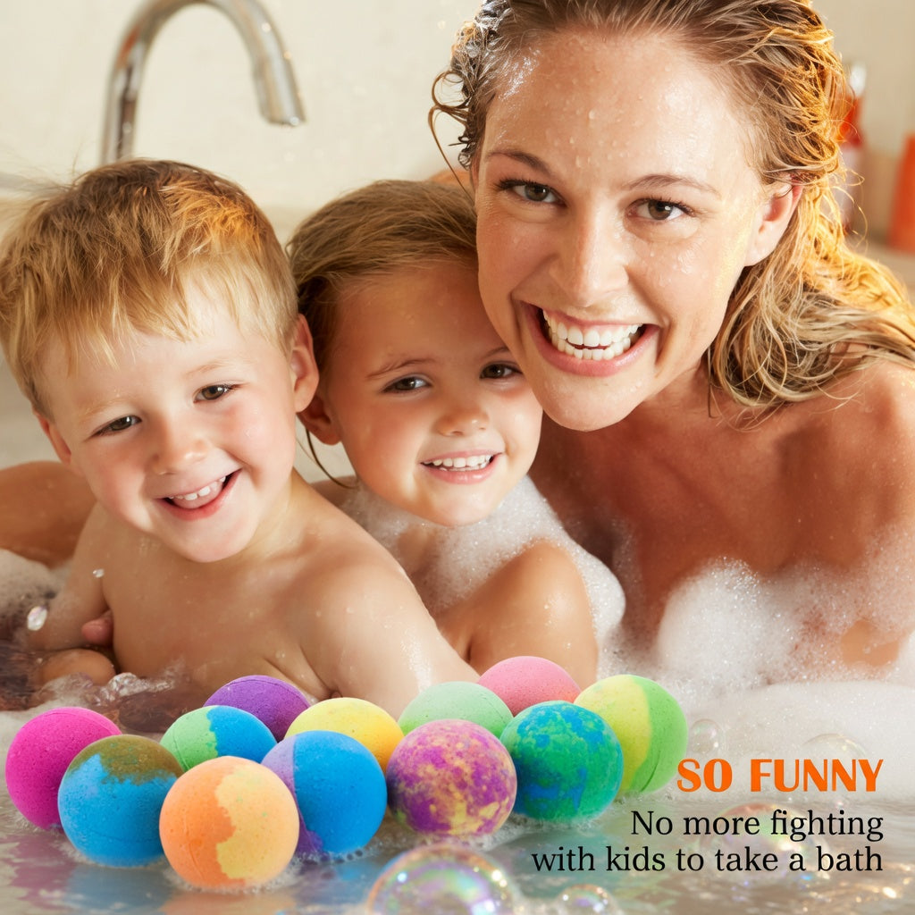 Bath Bombs for Kids with Toys